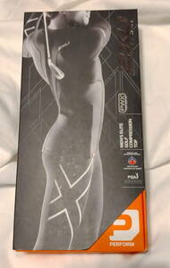 2XU Elite Golf L/S Compression Top XL 黒 胸囲112-122cm 長袖コンプレッションインナー メンズ MA1964A ,