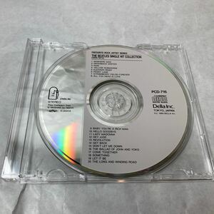 ビートルズ CDアルバム THE BEATLES SINGLE HIT COLLECTION ディスクのみ レア物 ロックアーティストシリーズ 廃盤音源