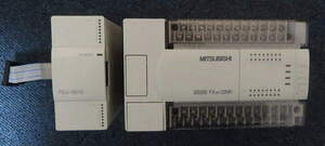 中古☆三菱シーケンサ MITSUBISHI MELSEC FX2N-32MR と FX2N-16EYR PROGRAMMABLE CONTROLLER　２点セット ②