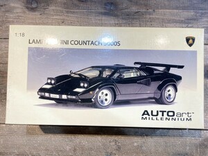 オートアート 1/18 Lamborghini COUNTACH 5000S ブラック ※まとめて取引・同梱不可 [48-2484]