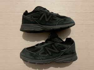 new balance 990 v4 16cm キッズ スニーカー m990bb4 トリプルブラック ベビー シューズ iv990bk6 iv990gl6 v5 v6 jjjjound 日本未発売