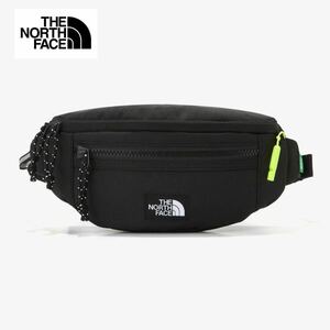 新品未使用 THE NORTH FACE ノースフェイス キッズ ウェストバッグ ミディアム ボディバッグ ブラック 海外限定