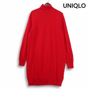 UNIQLO × JW ANDERSON ユニクロ JWアンダーソン 秋冬 カシミヤ100%♪ タートル ニット ドレス ワンピース Sz.M　レディース　K4T01653_A#K