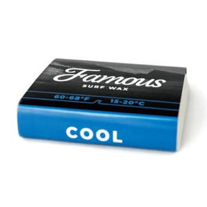 フェイマス (FAMOUS) SURF WAX サーフワックス/クール【高い!でも凄く売れています】成分 ステッカー ベースコート サーフ サーフィ