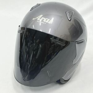 Arai アライ ジェットヘルメット SZ 59-60cm Lサイズ グレー　SNELL 製造年月日99/4/23 R尼0509