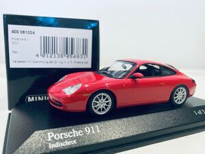 1/43 Minichamps Porsche ポルシェ 911 (996 Late) 2001 Red