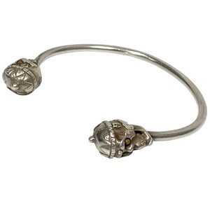 COOTIE×MAGICAL DESIGN Tibetan Monk Skull Bangle Brass製スカルアイ調整可能バングル 8069000115086