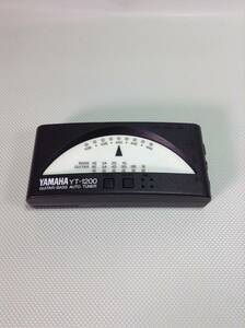 N60☆YAMAHA ヤマハ YT-1200 GUITAR/BASS AUTO TUNER チューナー 中古 外箱付