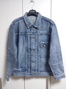 シークエル FRAGMENT X SEQUEL DENIM JACKET INDIGO デニムジャケット デニムジャンパー ダメージ 加工 L SQ-23AW-JK-11 ZAOEIGKK