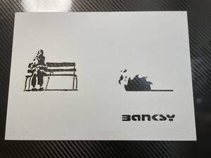 バンクシー【023】【Weston Super Mare】【Ａ４　厚紙】ステンシルシート　オマージュアート　BANKSY