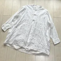 TORI-TO×BEAMS BOYビームスボーイ チャイナボタンクレイジーシャツ