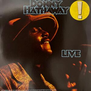 ダニー ハサウェイ DONNY HATHAWAY LIVE LP ドイツ盤　K40 369 SOUL 