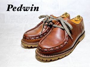 【極美品】Pedwin ペドウィン 高級 チロリアンシューズ ヴィンテージ 本革 レザー 26cm 安藤製靴