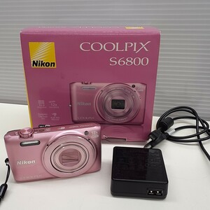Nikon ニコン COOLPIX S6800 コンパクトデジタルカメラ ピンク 充電器 箱付き　み