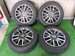 良品　トヨタ　ヴォクシー80系　純正16インチ　16X6J+50　5H　PCD114.3　ブリヂストン　205/60R16　2021年　サマータイヤセット　Y7.0120