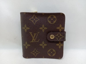 LOUIS VUITTON ルイヴィトン モノグラム コンパクトジップ M61667 二つ折り財布