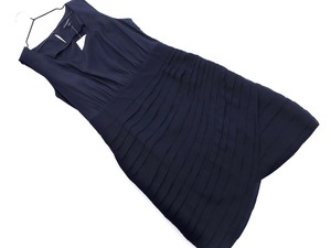 新品 BANANA REPUBLIC バナナリパブリック ティアード ドッキング ワンピース size6/紺 ■◆ ☆ faa6 レディース