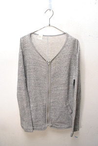 N.HOOLYWOOD UNDER WEAR SWEAT CARDIGAN エヌハリウッド/スウェット/カーディガン/グレー/40