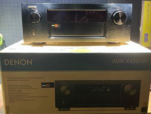 DENON AVR-X4200W 7.2ch Dolby AtmosハイスペックAVアンプ完動美品♪