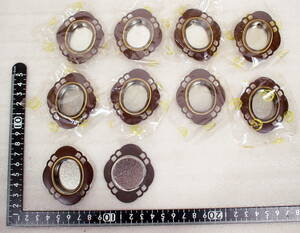  ちょい古の襖の引き手 ロ 取っ手 10個