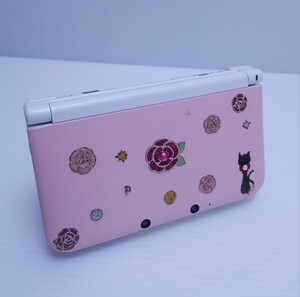 レトロゲーム 希少　動作品 ニンテンドー3DSLL 本体 ピンク　任天堂 SPR-001 動作確認済 3DS LL(H-182)