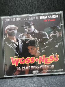 THE WOSS NESS DA GAME DONE CHANGED GANGSTA RAP G-Rap G-Luv hip-hop Gラップ ギャングスタラップ texas houston H-Town DJ Screw rare