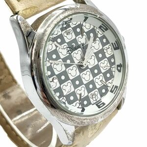 【電池切れ】DISNEY ディズニー　ディズニーストア　ミッキー　クォーツ　腕時計　ケース幅：3.0　