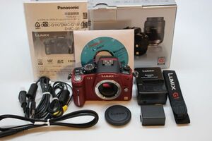 ショット数31回 ■極上品■ PANASONIC DMC-G1 ボディ コンフォートレッド ＊23510