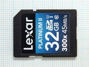 ★Lexar ＳＤＨＣ メモリーカード ３２ＧＢ 中古★送料８５円・１８５円