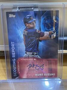 2016 Topps KURT SUZUKI 直筆サインカード SCOUTING REPORT カート・スズキ