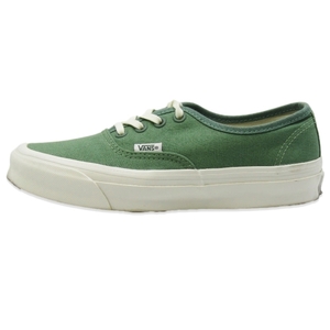 美品 VANS × Pilgrim Surf+Supply バンズ ピルグリム サーフ+サプライ 22.5cm AUTHENTIC LX 別注 オーセンティック グリーン 22001416