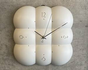 Cloud clock/レジン製(検,ミッドセンチュリー,パントン,ビンテージ,60