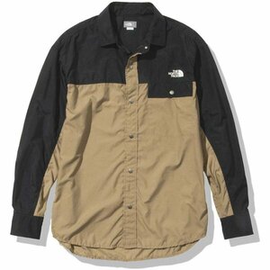 20%OFF（XL）未使用品 THE NORTH FACE L/S Nuptse Shirt NR11961 KT ノースフェイス ロングスリーブヌプシシャツ ケルプタン XLサイズ