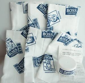 非売品 九州限定　サントリー ボス　九州の祭　ミニ手拭い　6種セット　BOSS COFFEE　未使用 保管品