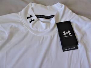 UNDER ARMOUR アンダーアーマー HEATGEAR ハイネック長袖コンプレッションシャツ　XXL　白　4　　