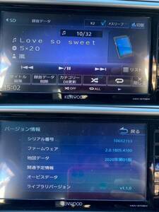 ケンウッド KENWOOD MDV-S708W 2021年製 彩速 メモリー ナビ カーナビ 地デジ フルセグ 7型 Bluetooth HD DVD TV USB CD ハイレゾ ワイド