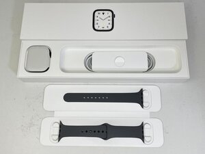 K229【動作確認済】 Apple Watch Series7 GPS + Cellular 45mm　スペースブラックチタニウムケース スポーツバンド