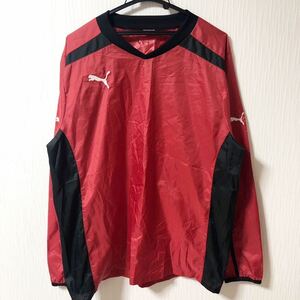 PUMA プーマ ピステ ヤッケ ウィンドブレーカー Oサイズ 赤 黒 サッカー フットサル 大きいサイズ