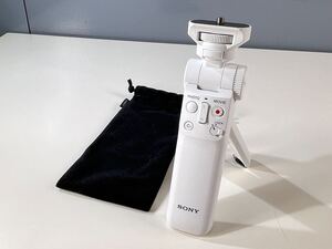 ★美品 SONY GP-VPT2BT ワイヤレスリモートコマンダー機能付シューティンググリップ ソニー 三脚 ホワイト 動作未確認 中古品 管理L562