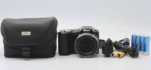 【美品】ニコン NIKON COOLPIX L100 15x カメラケース付【便利な単三電池で使用可】