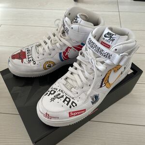 ◆美品◆NIKE Supreme ナイキ FORCE NBA WHITE エアフォース1