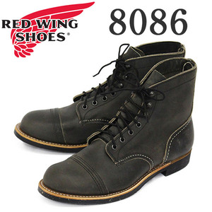 REDWING (レッドウィング) 8086 Iron Ranger アイアンレンジャー チャコールラフアンドタフ US11D-約29cm