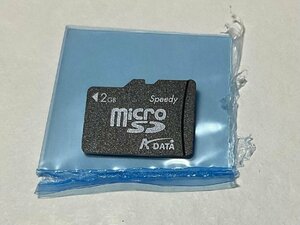 ADATA エイデータ microSDカード 2GB 1枚 フォーマット済み 動作確認済みジャンク品