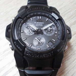 送料３９０円～！カシオ ジーショック GS-1000BJ-1AJF ジーズ 電波ソーラー ブラックIP 5モータークロノグラフ CASIO G-SHOCK GIEZ