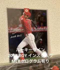 shohei ohtani topps 2018 ルーキー 初期サイン インスク