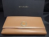 期間限定セール ブルガリ BVLGARI ブルガリブルガリ 33385 レディース レザー 長財布 三つ折り財布 ライトブラウン