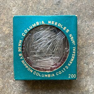 (M) 開封済 COLUMBIA 蓄音機針 LOUD 200 コロムビア高音蓄針 SPレコード針 78回転