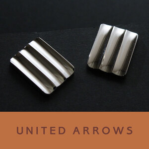 9455◆ユナイテッドアローズ◆カフス◆シルバー◆カフスボタン～カフリンクス◆上質セレクトショップ～UNITED ARROWS◆新品