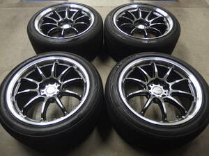 WORK EMOTION ZR10 + BRIDGESTONE REGNO GR-XⅡ 235/45R18,255/40R18 4本セット