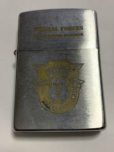 本体のみ　1992年　SPECIAL FORCES　DE OPPRESSO　LIBER Zippo　USED良品